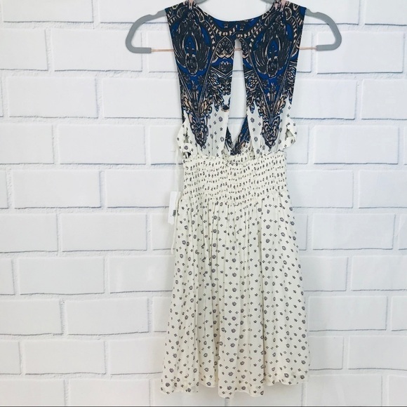 Free People Flared Boho Style Summer Milkmaid  Dress XS - Picture 5 of 6